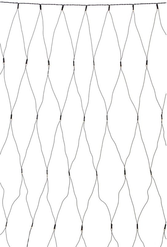 Markslojd - garden Lichternetz Weihnachtsfeier 2x2m 160 Hellschwarz