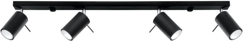 Sollux RING - 4 Light Spotlight Bar Schwarz, GU10