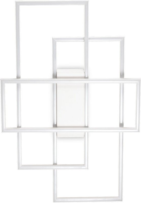 Ideal Lux - frame Rechteckige integrierte LED-Deckenleuchte, halbbündig, Weiß 2700 k