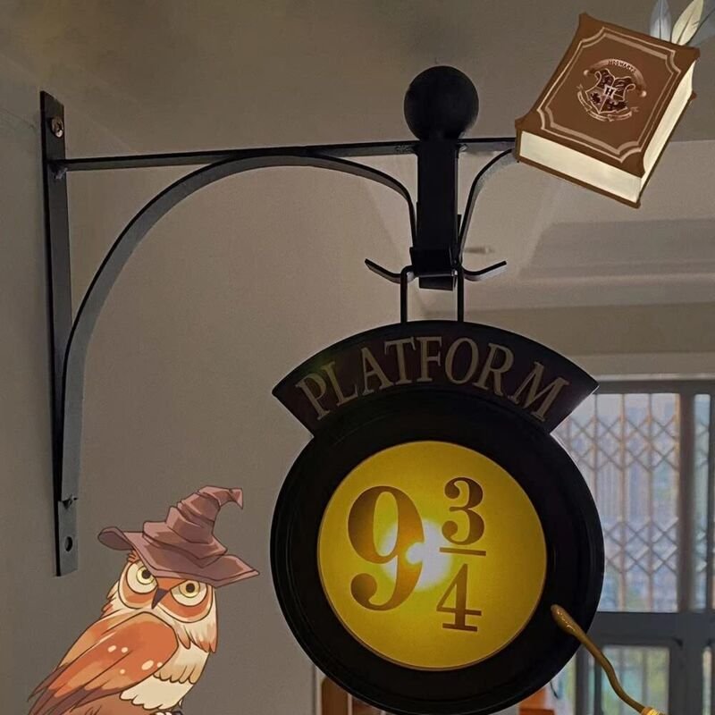 Jalleria - 3/4-Nachtlichter, Wandleuchten für Kinder, Wohnzimmerdekor, Kinderzimmerdekor, Geschenk für Filmliebhaber (sc...