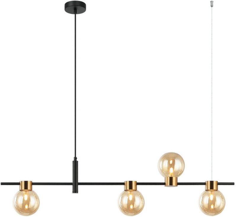 Bletter Moderne 4-flammige Pendel-Deckenleuchte, G9 - Italux