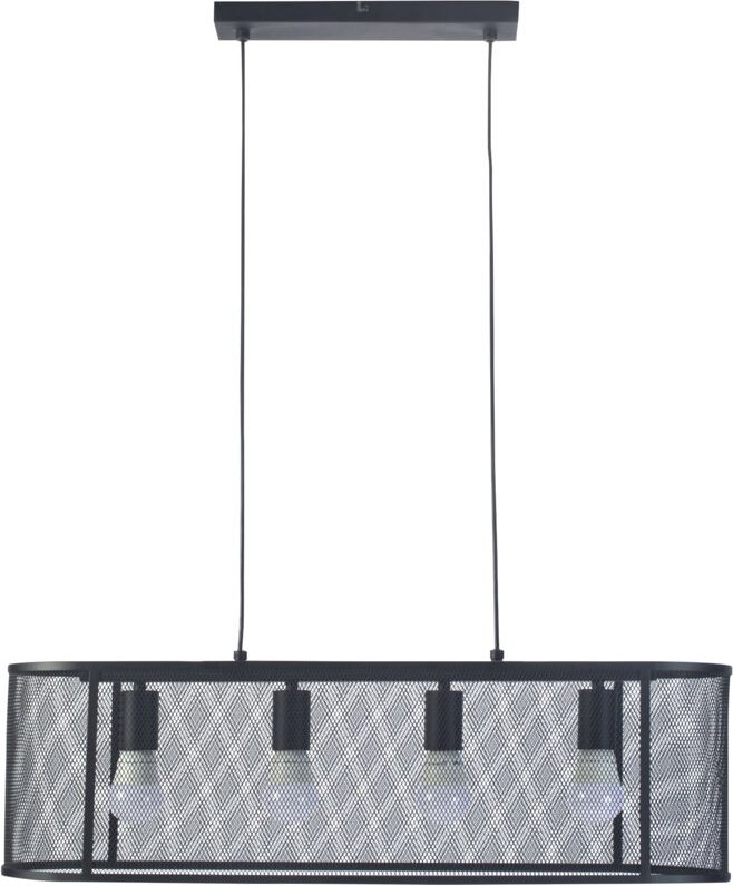 Forlight - Colgante Interior led Numan E27 15W Negro para Comedor, Sala de Estar