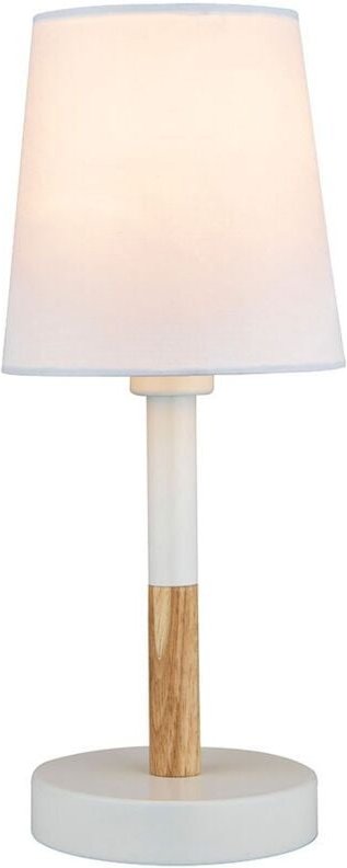 EDM - E14 Tischleuchte (40W maximal 230V) IP20 Ø13x32cm weiße Farbe