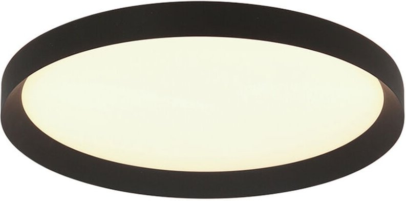 Steinhauer - deckenleuchte - Flady - schwarz - metall - Ø 30cm -