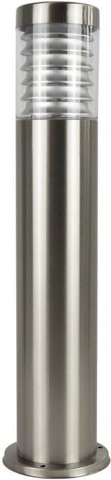 Edelstahl Gartenpfahl 75x11,4 cm 1xE27 silber IP44 SU-MA Joy 91065L-750