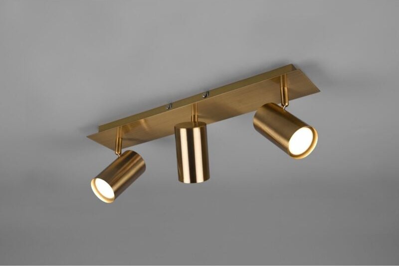 Marley Spotlight 3 Spot GU10 Messing gealtert L48 cm Trio Beleuchtung