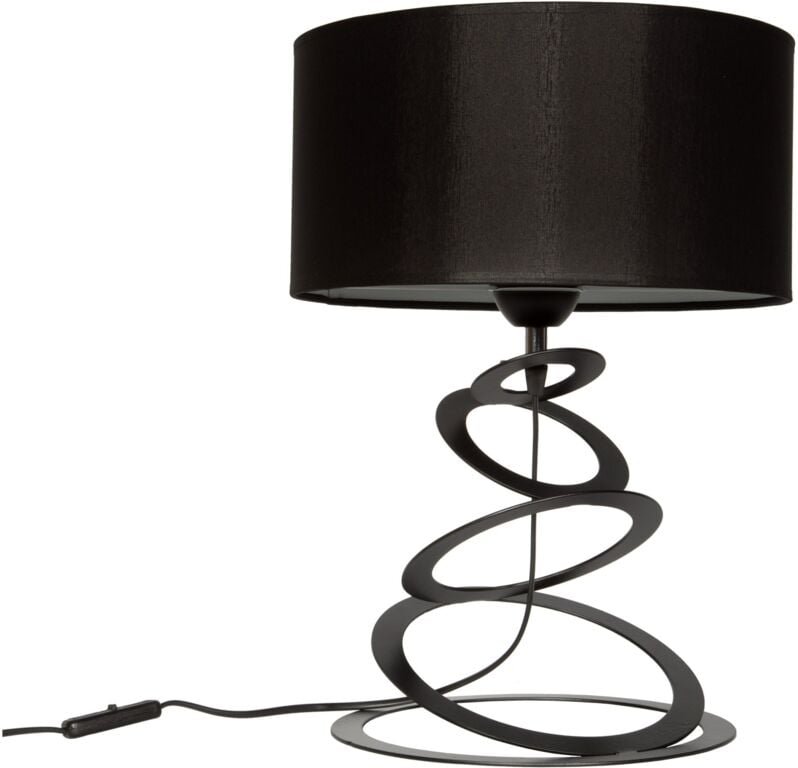 Thumbnail - Tischlampe für Schlafzimmer, Wohnzimmer, eleganter Lampenschirm