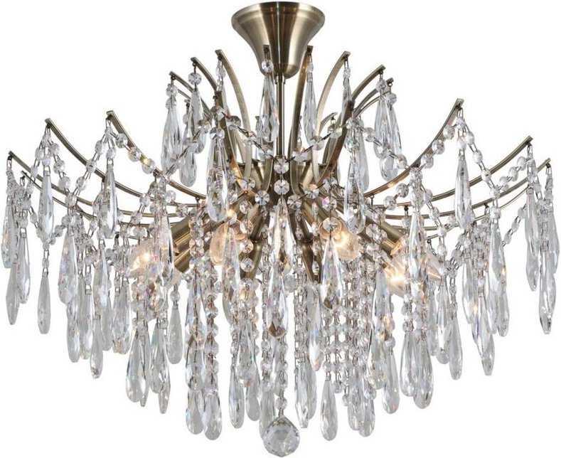 Italux Mallola - Stilisierte bündige Deckenleuchte Antik Bronze 2 Licht, E14