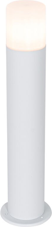 Stehende Außenleuchte weiß mit Opalschirm 50 cm - Odense