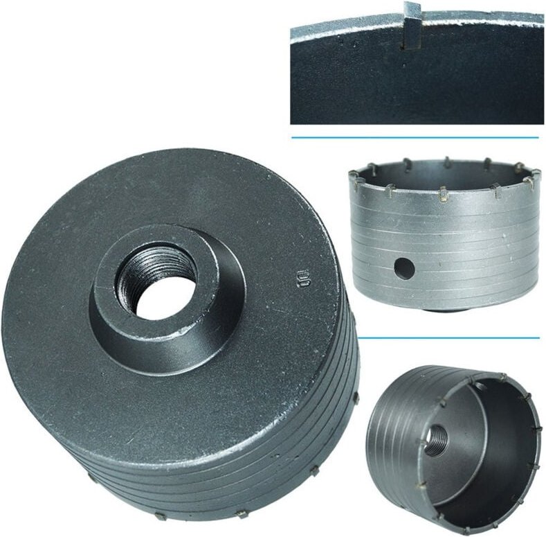 Trade Shop Traesio - Trade Shop - 80 mm tassenkernbohrer für wand stein beton zement bohrer -