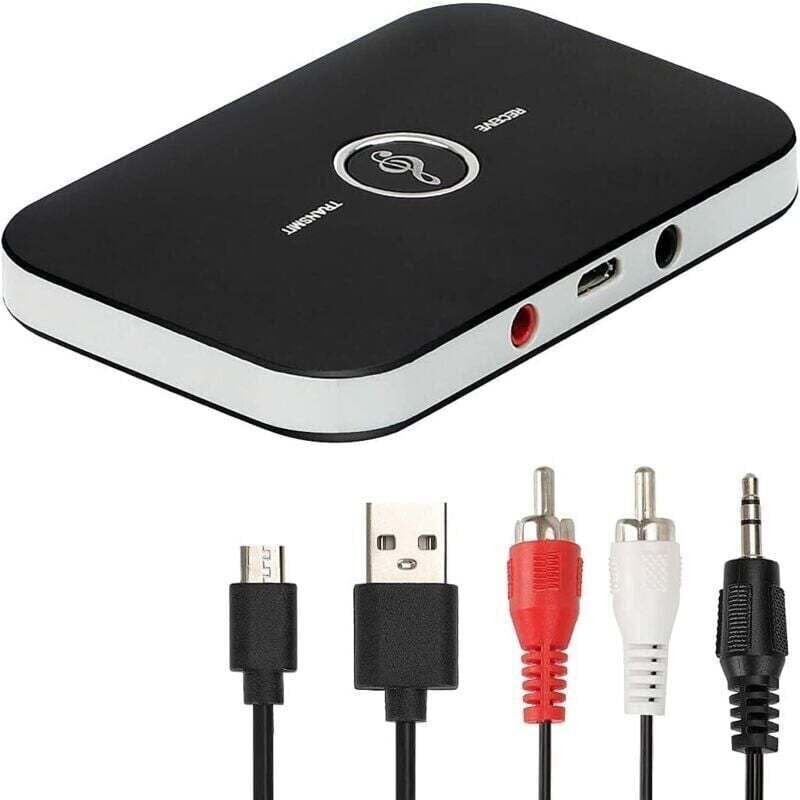 Bluetooth 5.0 Adapter-Empfänger, 2-in-1 Bluetooth-Audio-Transmitter-Empfänger mit 3,5-mm-Audioausgang, Bluetooth-Audio-z...