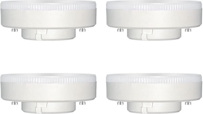 GX53 LED-Lampe, 9 W, Kaltweiß 6000 K, 180°, entspricht GX53 CFL- und Halogenlampe, 800 lm, nicht dimmbar, LED-Einbaustra...