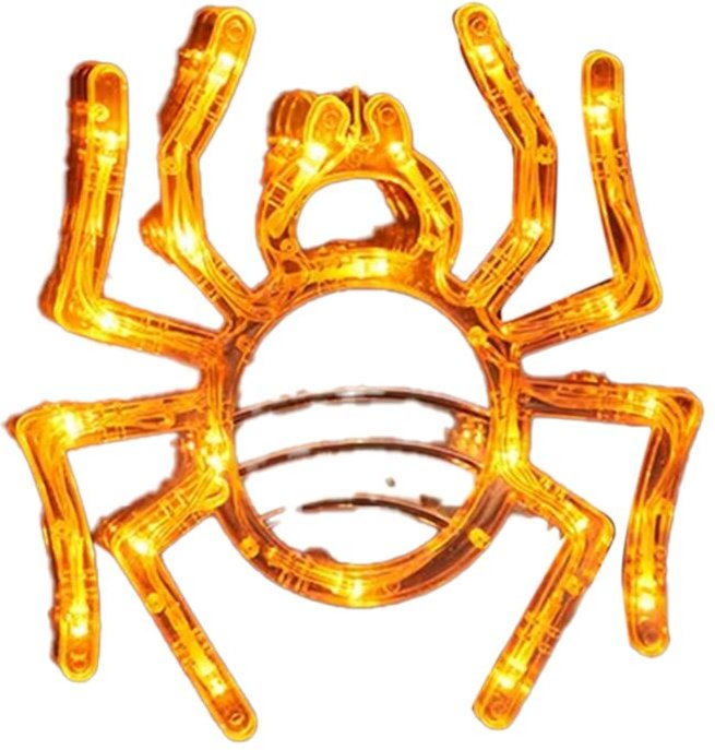 Thumbnail - Tlily - Halloween Dekorative Fensterlampe, Spinnen-LED-Saugnapflampe