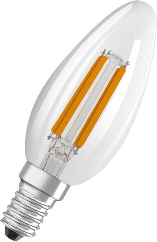 Osram - superstar+ classic b fil 40 LED-Lampe, E14, Minikerzenform, 2,5W, 470lm, 2700K, warmweißes Licht, LED-Filament-T...