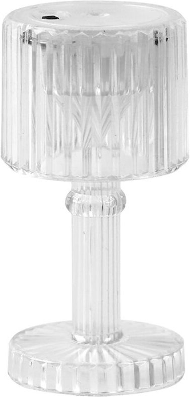 8,5 cm x 4 cm klare kleine Tischlampe, gerade kleine Tischlampe
