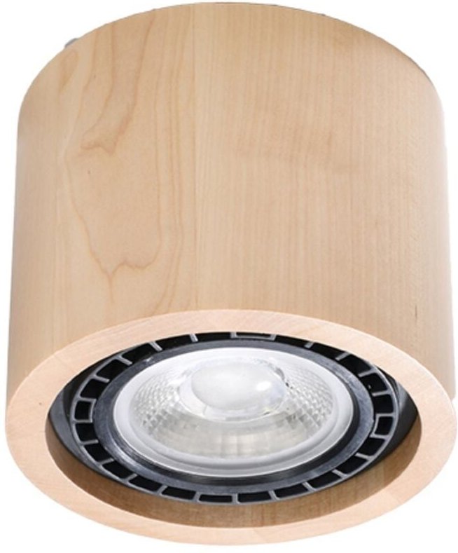 Deckenleuchte DIEGIX 1 GU10 Naturholz LUMILO 09.179.13