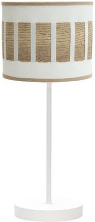 Ivanna tischlampe 1xe14 weiss/weiss-weiss holz 43x17x17 cm