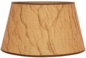 Lampenschirm salma e27 pergament 25dx20dx15h konisch offen