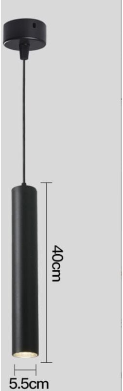 Nordische LED-Pendelleuchte mit langer Röhre, minimalistische, kreative Hängeleuchte, moderne Deckenleuchte, Kunstdekor ...