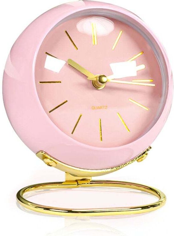 Wecker im Retro-Stil – Kein störendes Ticken – Batteriebetrieben – Mit sanftem Nachtlicht