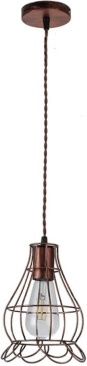 Fabrilamp - Hängeleuchte de Metall Rustico Herraje 1 Licht, Marron de