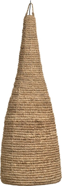 Hängeleuchte aus Naturfasern E27/220-240V 35x35x105cm