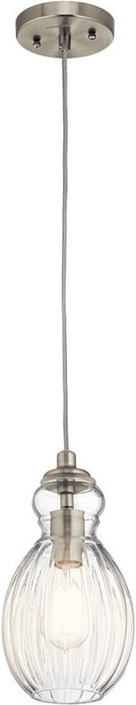 Thumbnail - Riviera 1 Lichtanhänger, Nickel gebürstet, E27 - Elstead