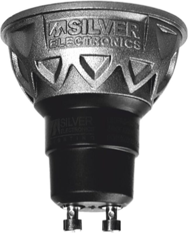 Silver - led pro glühbirne electronics dichroic 5w=60w - gu10 - 5000k - 38º - 470 lm - weißes licht - a+