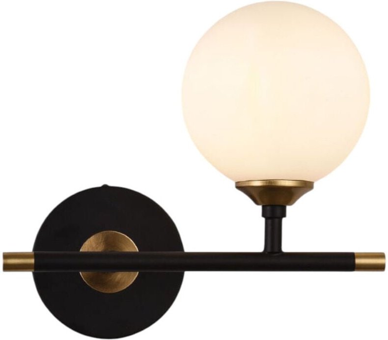 Trade Shop - APPLIQUE A PARETE 1 SFERA ILLUMINAZIONE DECORATIVA CONTEMPORANEO CON ATTACCO G9 I20 AQ60 -