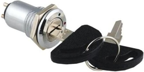 3-Stellungen 2A/125Vac off-on-on Schlüsselschalter 3 Stellungen