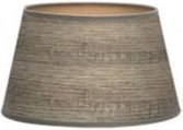 Fabrilamp - Lampenschirm salma e27 holz grau 15dx12dx13h konisch offen konisch
