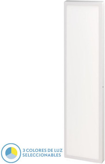 Fabrilamp - Flachbildschirm 72w 3000k-4000k-6500k 3,8x30x120 cm weiß 7200lm