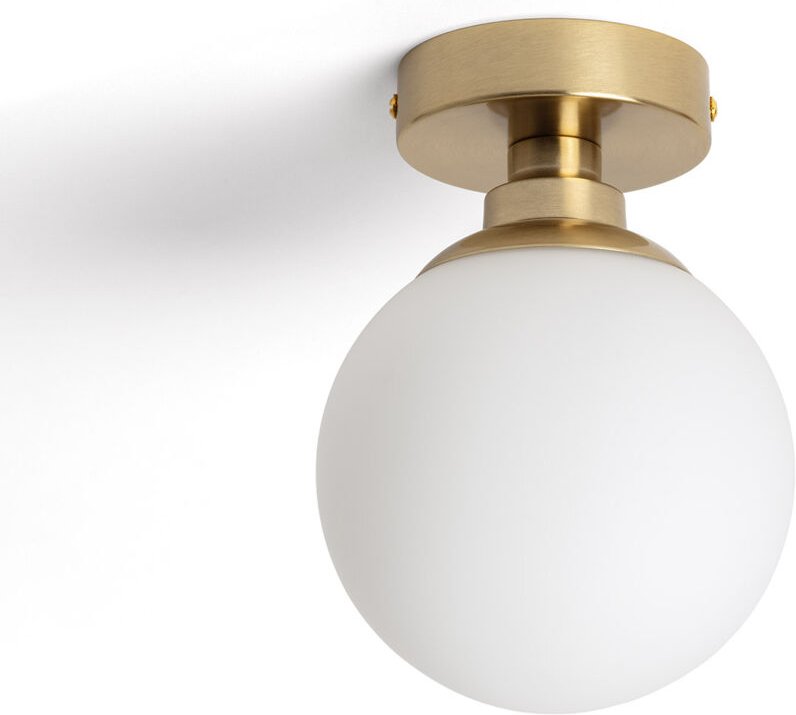 Efectoled - Deckenleuchte Metall und Glas Moonlight Brass 1 Strahler Gold