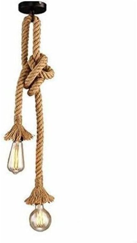 Lichterketten-Kronleuchter mit zwei Leuchtenköpfen, E272-Fassung, Vintage-Stil, kreativer Industrie-DIY-Kronleuchter, ve...