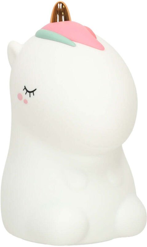 Rgb silikon nachtlicht einhorn