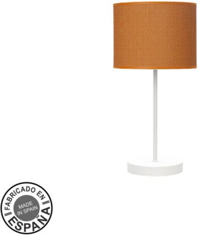 Fashion Tischlampe 1xe14 weiß/orange 42x17x17cm