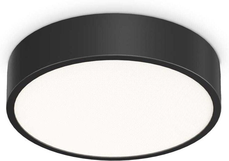 Ideal Lux RAY Integriertes LED-Halbbündiges Licht, Schwarz, 2000 lm, 3000–4000 K, IP44