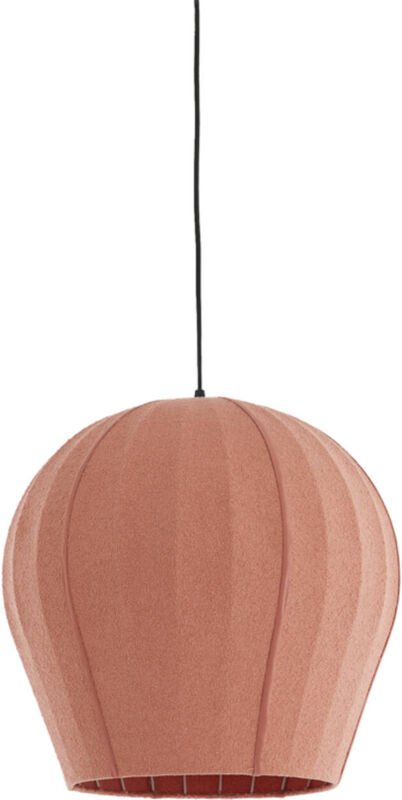 Hängeleuchte - Zagori - rosa - textil - E27 - - Light&living