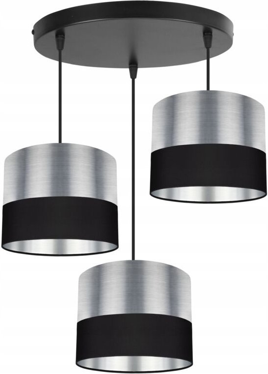 Moderne Deckenhängelampe, Chrom-Lampenschirm, Led