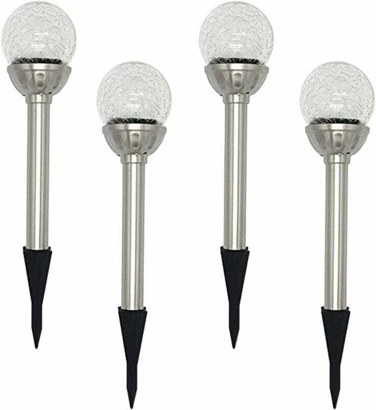 Neue Solarleuchten, 4er-Pack Solar-Kletterleuchten, Solar-Gartenleuchten