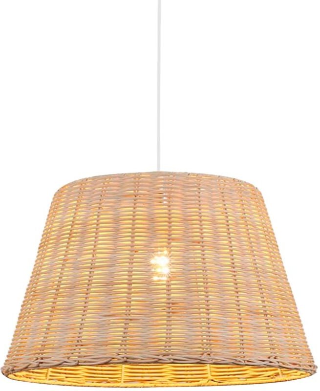 Barcelona Led - Pendelleuchte "Hank" aus Korbgeflecht