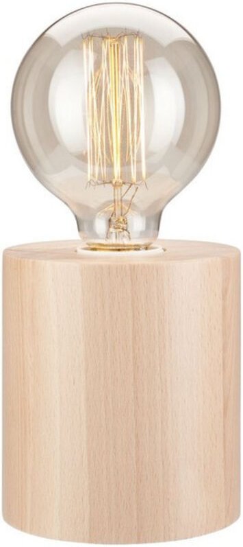 Lamkur Zylindrische Tischlampe Natur, 1x E27