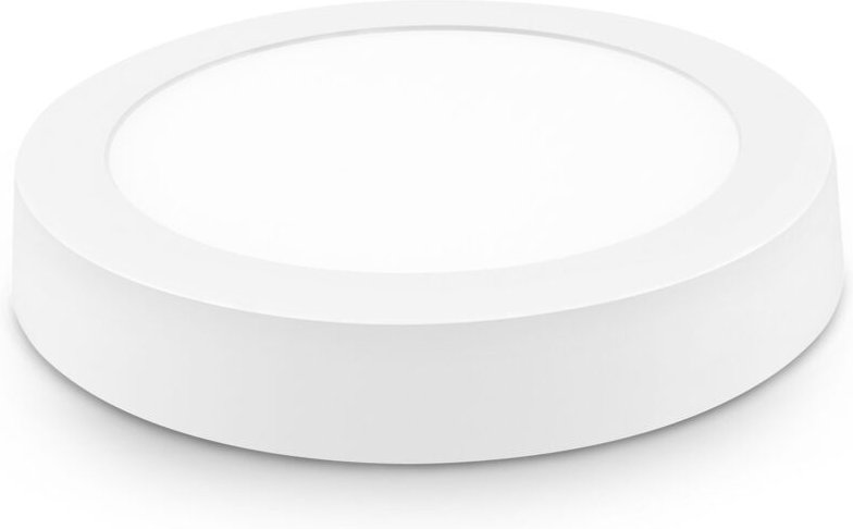 LED-Downlight rund mattweiße Oberfläche 12W warm