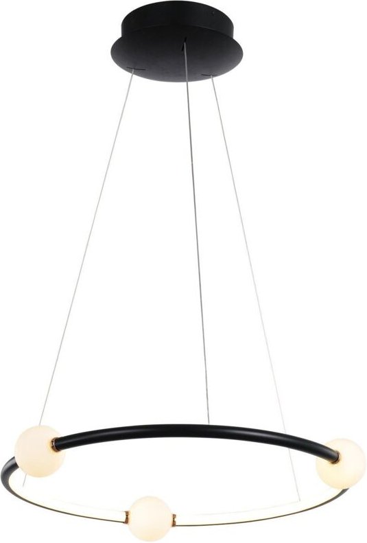 Lausanne - Moderner LED-hängender Anhänger Schwarz, Rosa, Warmweiß 3000K 2100lm Dimmbar - Italux