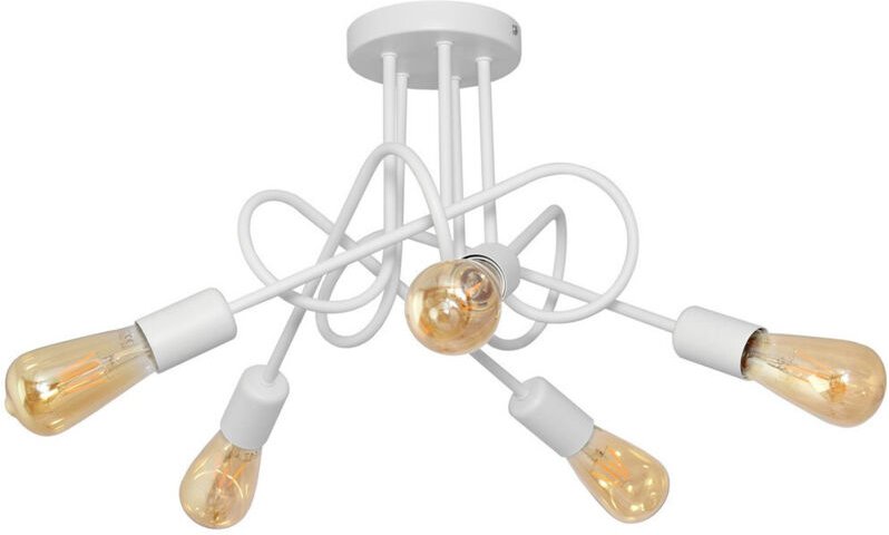 Helam - oxford Halbbündige Deckenleuchte mit mehreren Armen Weiß 50cm