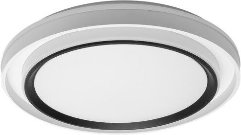 Deckenleuchte 60w 3000-4200-6500k weiss/schwarz 7x50x50cm 5400lm mit fernbedienung - Meyer