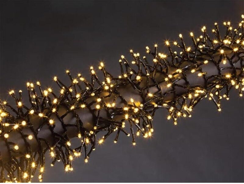 Thumbnail - Vellight - Kuma led - 12 m - 1020 LEDs - Warmweiß - schwarzes Kabel - Modulator - 31 v