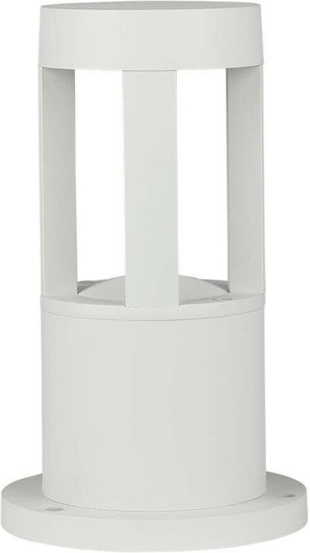 V-TAC Außen Pollerleuchte - IP65 Wasserdicht - Weiß - 10W - 1000 Lumen - 4000K - 25CM