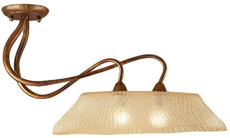 Inspired Tentacle Decke 2-flammig E14, Rustikales Gold