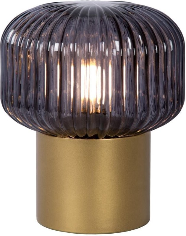 Lucide JANY - Tischlampe - Ø 16 cm - 1xE14 - Mattes Gold / Messing